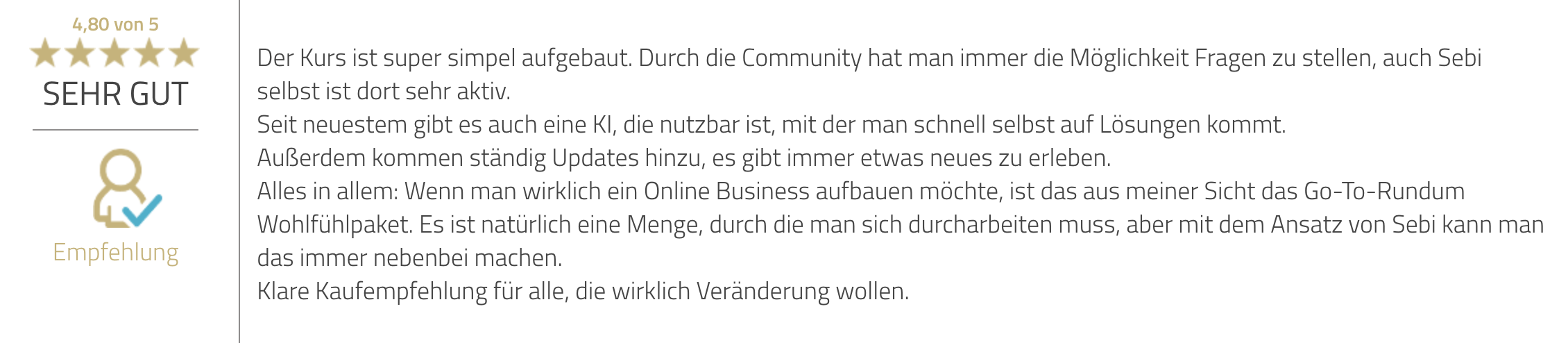 Mitglieder Feedback