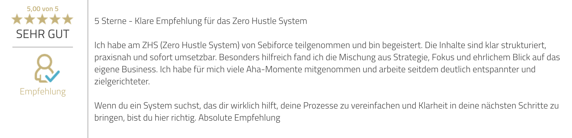 Mitglieder Feedback