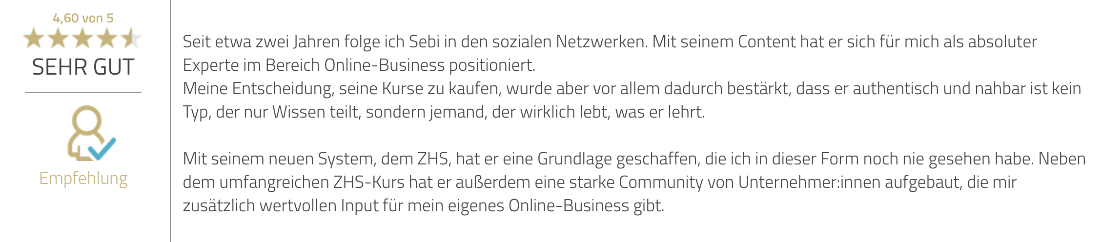 Mitglieder Feedback