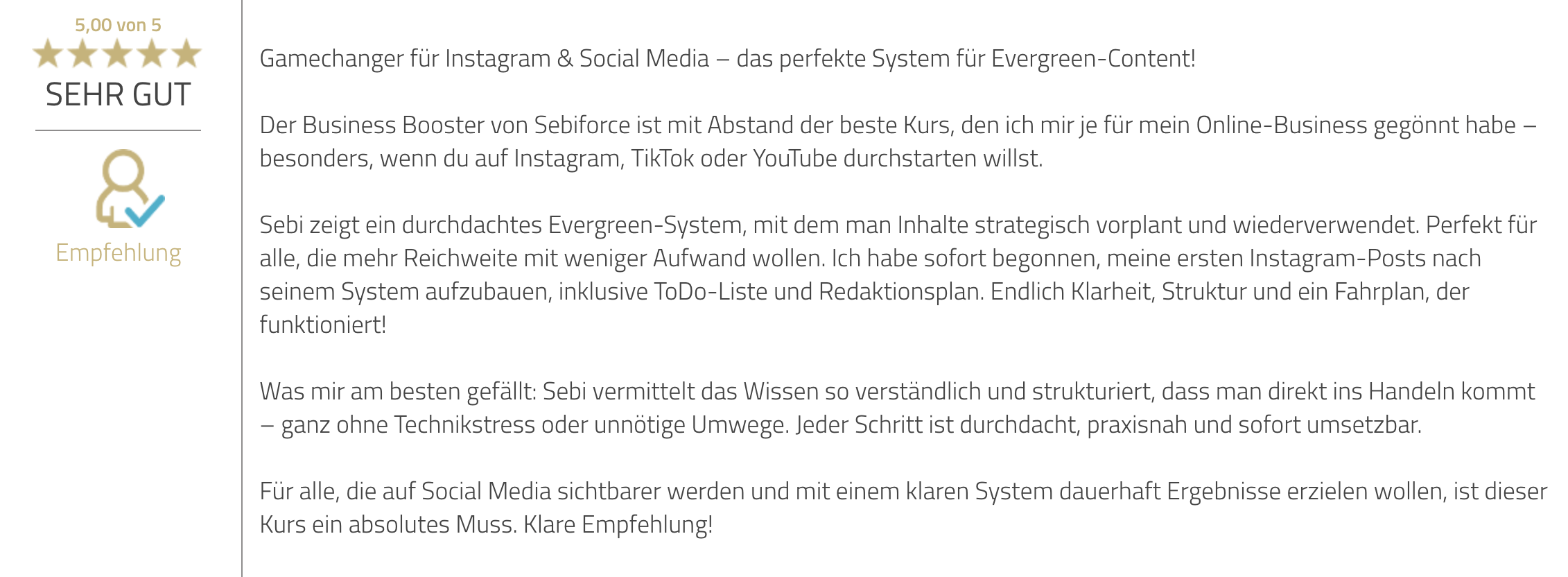Mitglieder Feedback